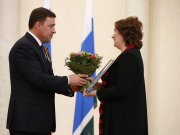 Евгений Куйвашев на церемонии вручения госнаград и региональных знаков отличия