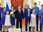Семья Хворовых из Тавды в Кремле