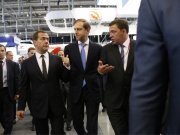 Глава правительства России Дмитрий Медведев высоко оценил уровень подготовки выставки "ИННОПРОМ""