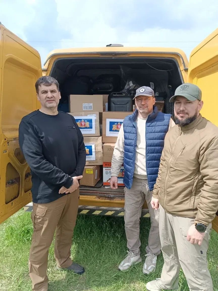 Гуманитарная помощь Представительства уральским подразделениям на Херсонском направлении 1