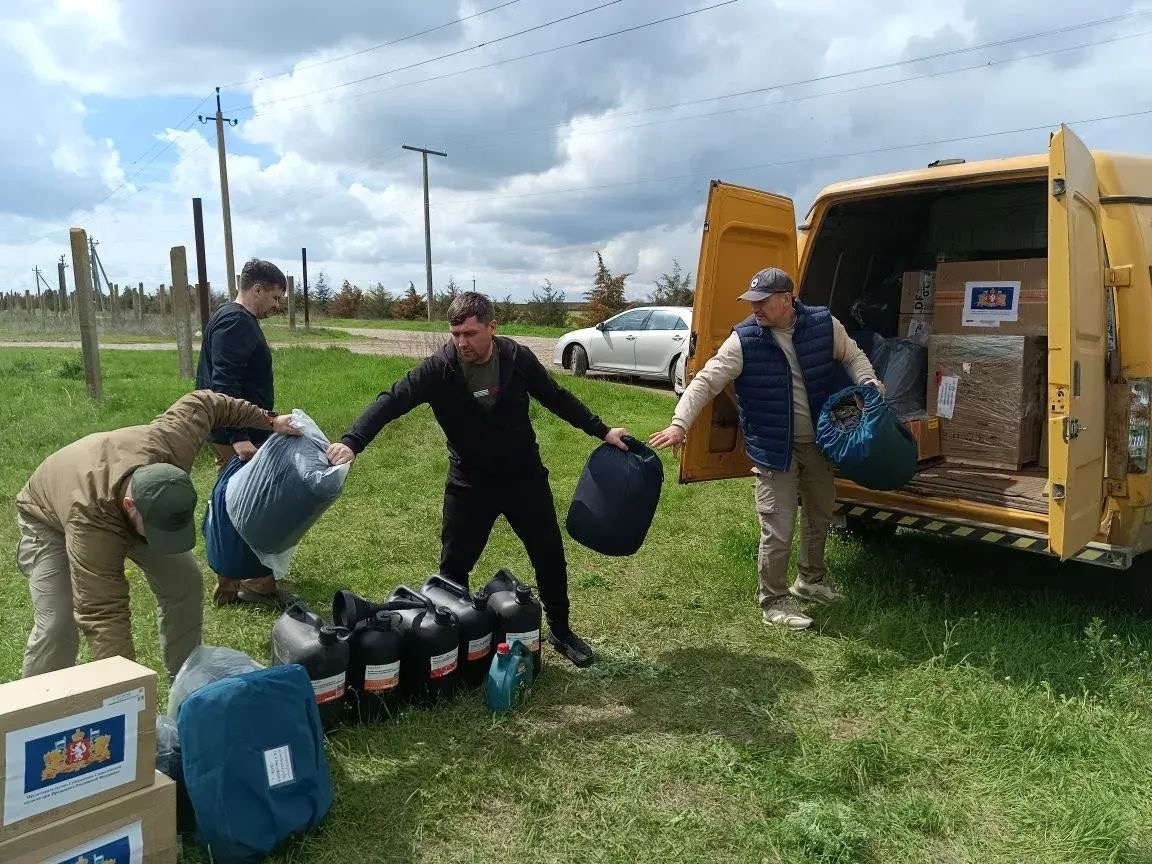 Гуманитарная помощь Представительства уральским подразделениям на Херсонском направлении 3