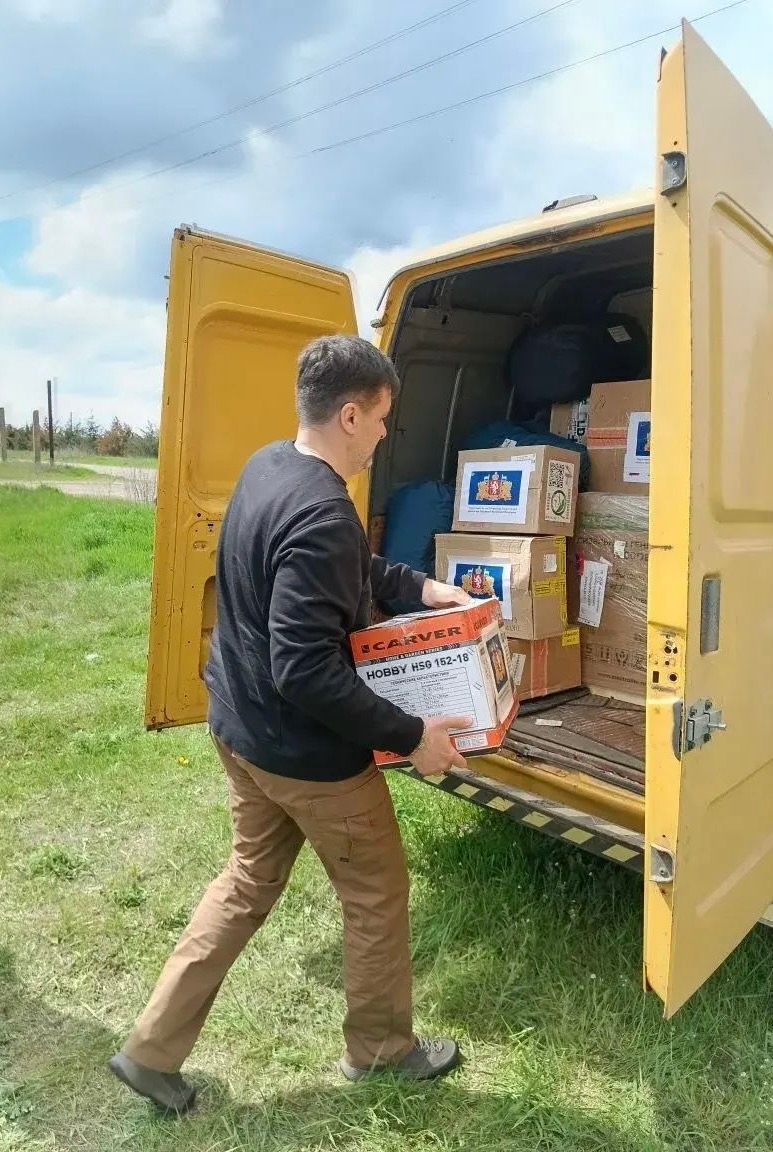 Гуманитарная помощь Представительства уральским подразделениям на Херсонском направлении 2